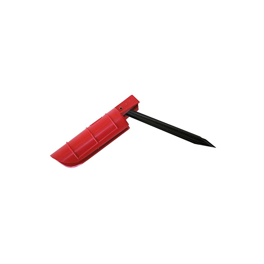 Puntale reggicanna pieghevole con rivestimento anticorrosivo, pratico ed ultra leggero.