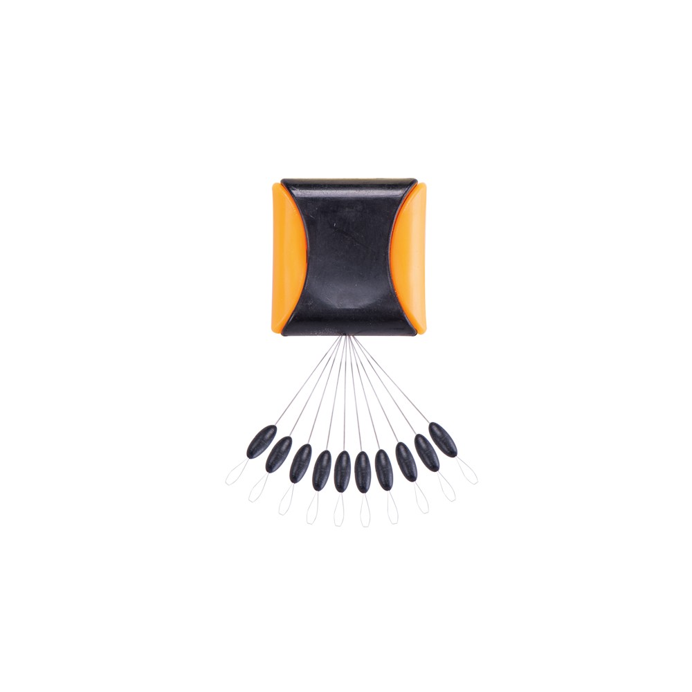 Stopper in gomma, si mantiene saldamente alla linea senza scivolare via, ideale per diversi utilizzi.