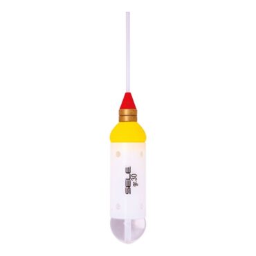 Pasturatore galleggiante dai colori altamente visibili, realizzato con materiale idrorepellente ed indistruttibile. Permette di pescare sia a galla che con le due boccole da gr. 5, aumentando l’affondamento senza tagliare il filo. Grazie ai tagli nelle rondelle di ottone puoi modificare l’affondamento a tuo piacimento. Inserendo una boccola il pasturatore affonda come 5 gr, inserendole tutte e due affonda come 10 gr di piombo. Astina super resistente perché è assemblata senza l’uso di colle.