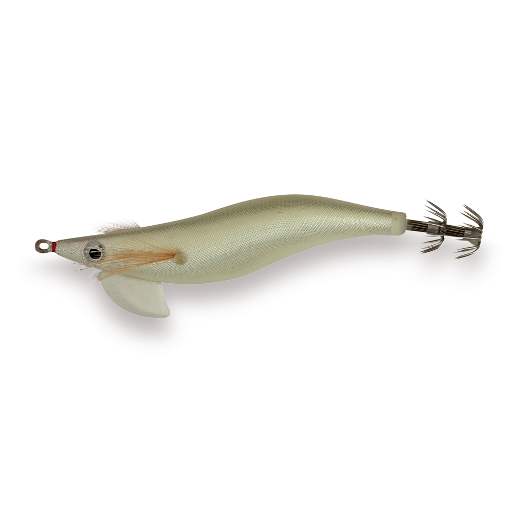 Totanare Spanish Lures Fullrom ideale per la pesca dei cefalopodi sul fondo. Corpo a forma di “gamberone allungato” rivesto in tela con colorazioni brillanti ed assemblato con doppia corona in VCM. Ideale per la pesca ad Eging e per la cattura di Seppie e Calamari.