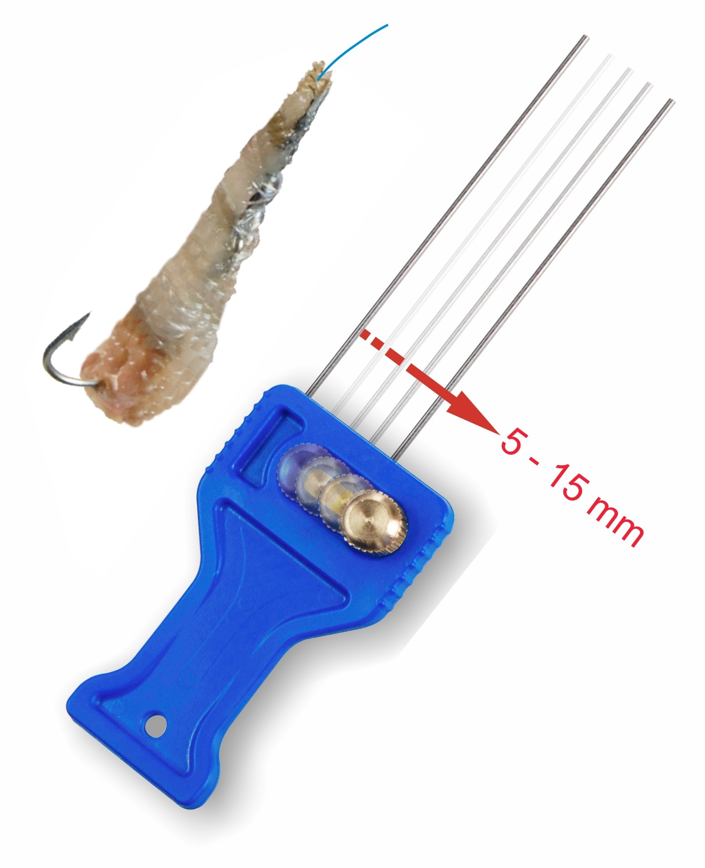 Ago doppio inox, ottimo per facilitare l’innesco sull’amo di sardine, cozze, gamberi, cannolicchi etc. La distanza tra gli aghi può essere variata da 5 a 15 mm permettendo così con un solo attrezzo di realizzare micro inneschi oppure bocconi più voluminosi.
Busta da 1 pezzo, confezione da 10 buste.