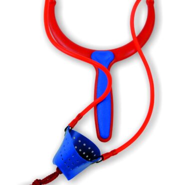 Fionda grande con elastici di buona potenza e bicchierino grande con supporto plastico interno.
Busta da 1 pezzo, confezione da 10 buste.