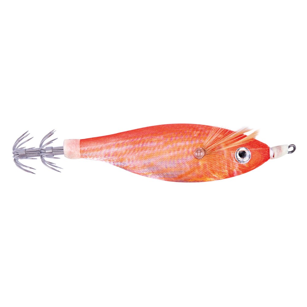 Eragon, squid di alta qualità giapponese progettato per la cattura di calamari, totani, polpi e seppie. Il suo corpo dalla speciale forma ondulata imita alla perfezione il nuoto di un piccolo pesce ingannando qualsiasi preda. Corona in acciaio inossidabile, rivestimento in tessuto e colorazioni natural brillanti e fluorescenti.
Novità 2019.