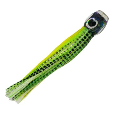 Sugoi Tuna Bomb Kona per la pesca a traina di superficie per grandi predatori - GREEN YELLOW