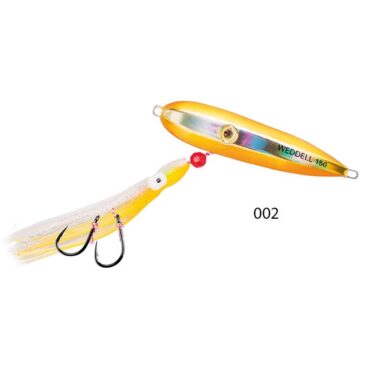 Lures inchiku, Weddell Sugoi, il jig idrodinamico che effettua un movimento natatorio adescante estremamente attrattivo per i predatori. Montato con octopus e ami di alta qualità.
