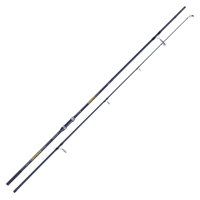 Canna da pesca progettata per la pesca delle carpe, Basento Carp è realizzata con fusto in carbonio alto modulo e montata con tecnologia HP, anelli a doppio ponte SIC e placca porta mulinello a vite. Una canna da pesca ideata con azione parabolica “morbida”.Fusto in High Modular Carbon Anelli a doppio ponteImpugnatura in Eva