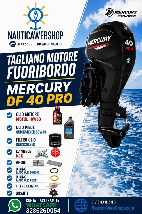 kit tagliando base per mercury pro